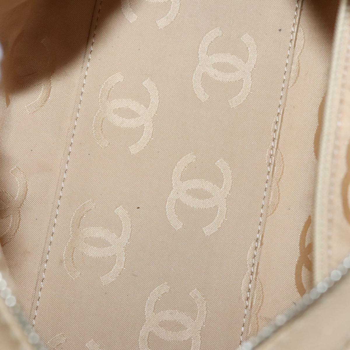 CHANEL Shoulder Bag Caviar Skin Beige CC 106440