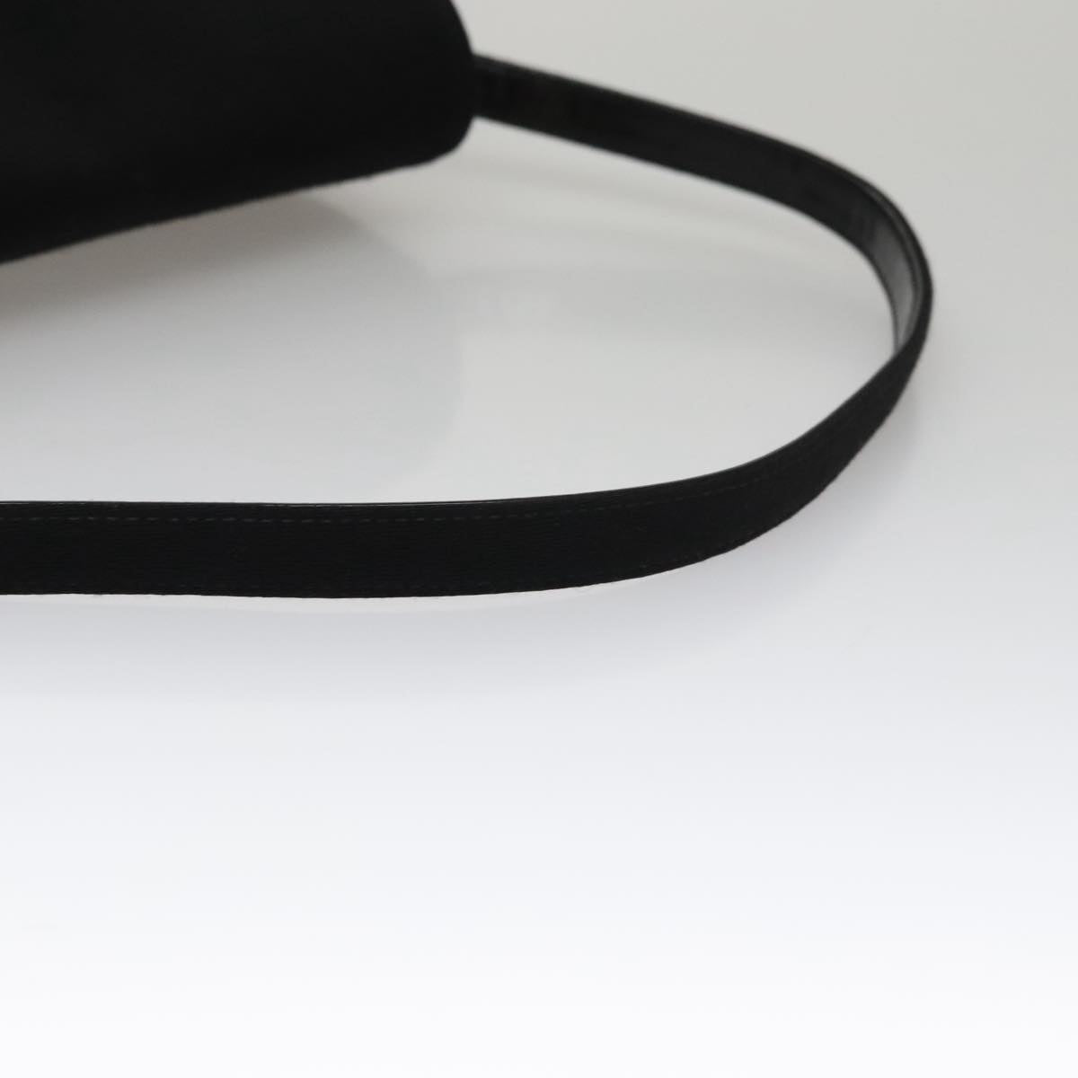 CHANEL Matelasse Shoulder Bag Cotton Black CC 106442
