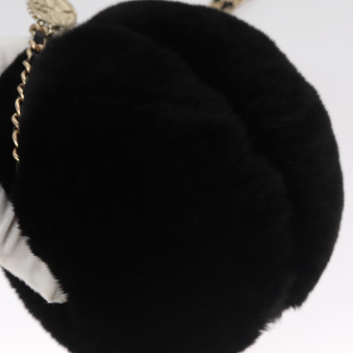 CHANEL Chain Shoulder Bag Black CC 107766A