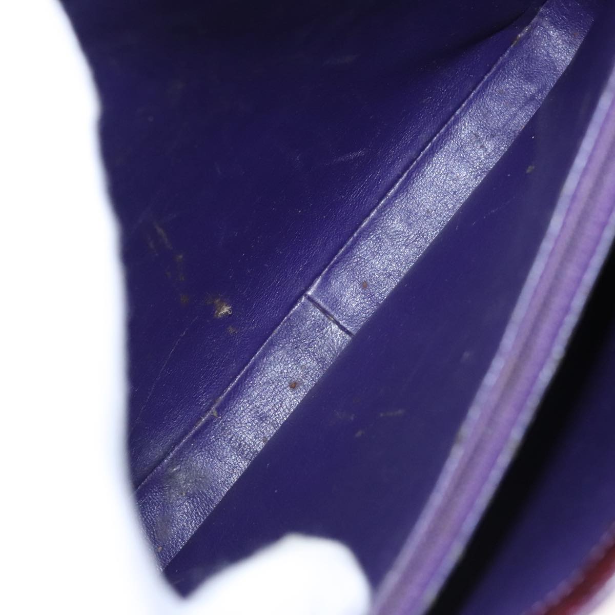 CHANEL Tote Bag Patent leather Purple CC 108601