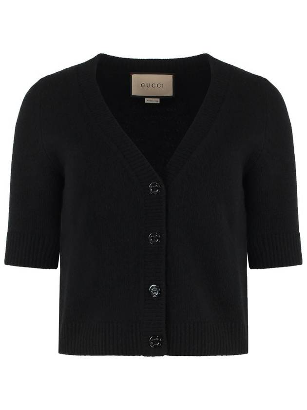 Gucci 23 fw VNECKED Cashmere Cardigan 770032XKDRL1000 B0710937422