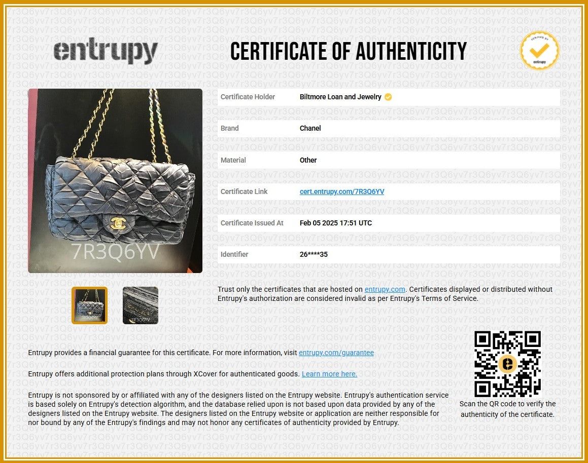 Chanel Black Satin Quilted Pleated Medium Single Flap