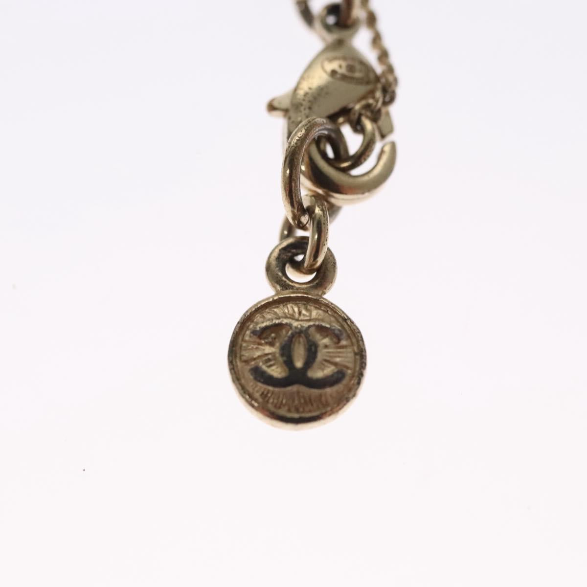 CHANEL Necklace metal Gold CC 110931