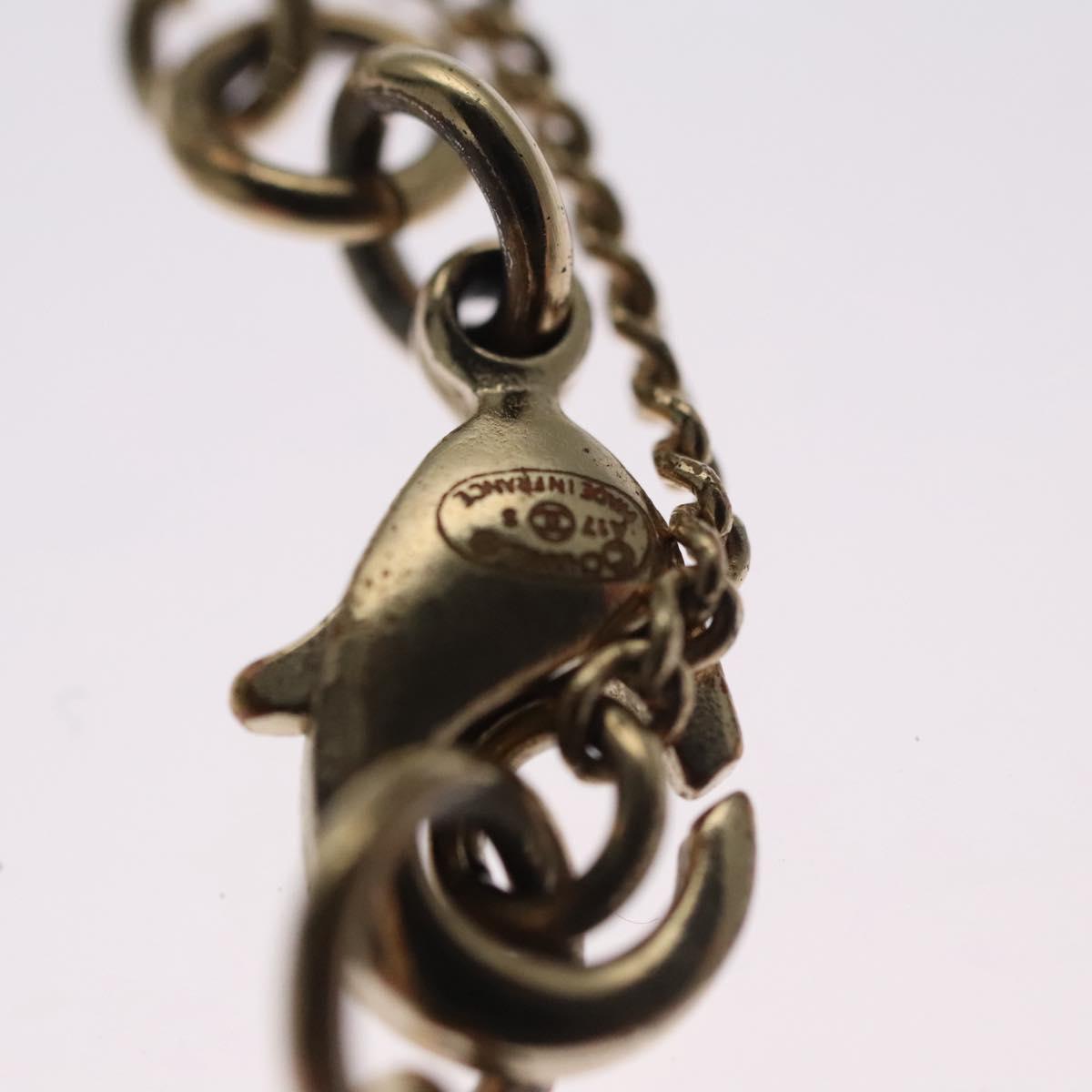 CHANEL Necklace metal Gold CC 110931