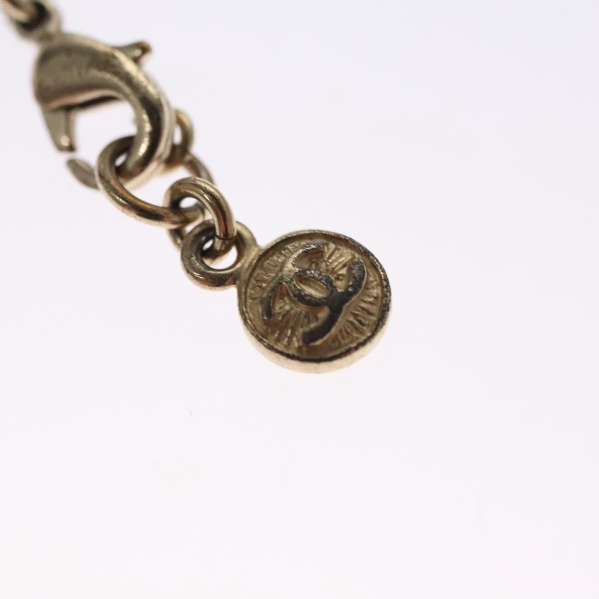 CHANEL Necklace metal Gold CC 110931