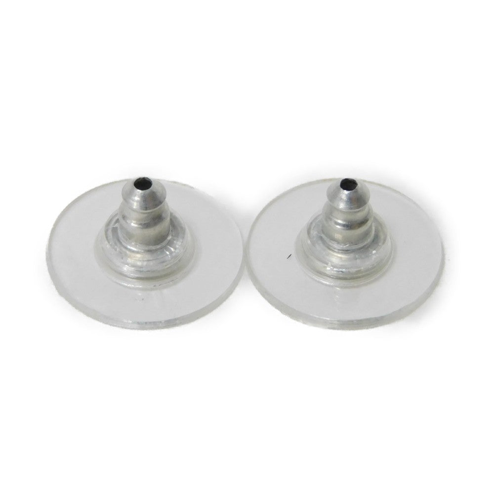 Chanel Round Crystal Coco Mark Earrings
