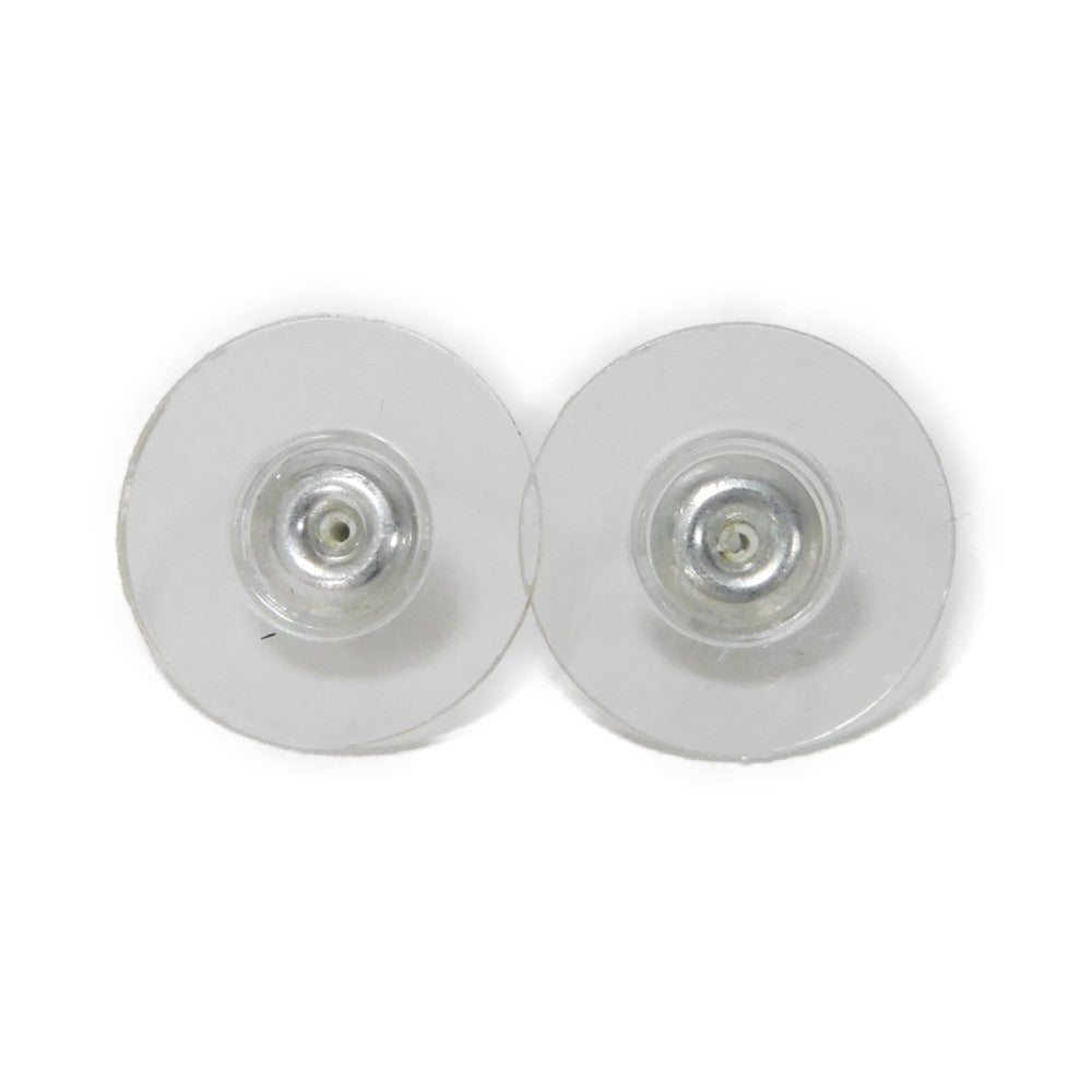 Chanel Round Crystal Coco Mark Earrings