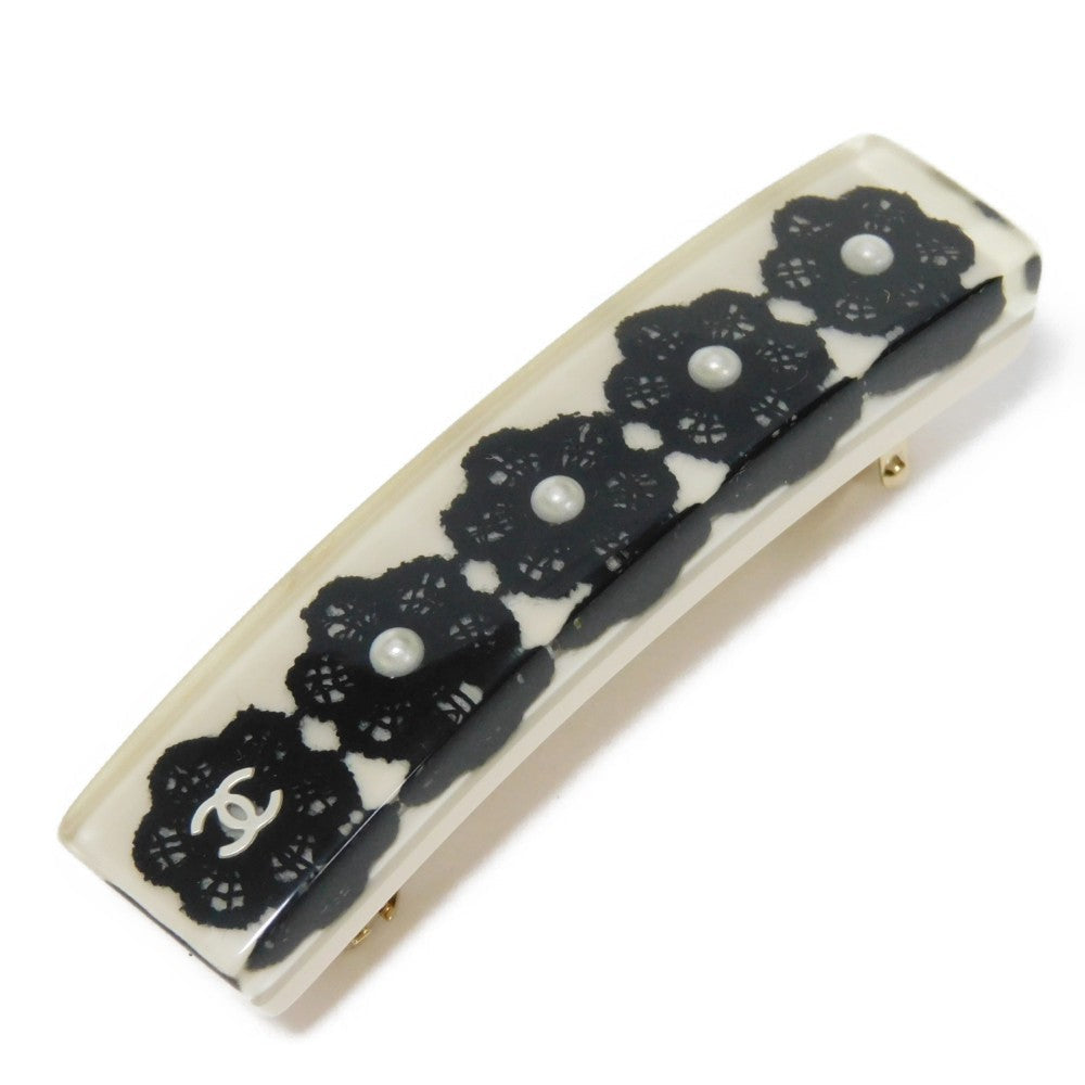 Chanel Camellia Hair Clip Barrette