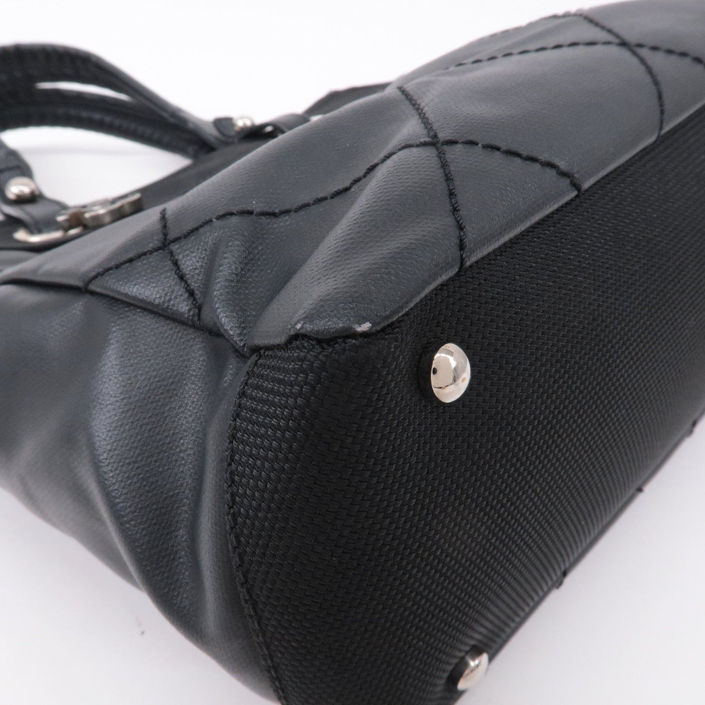 CHANEL Paris Biarritz Coated Canvas Leather Tote Bag PM A34208