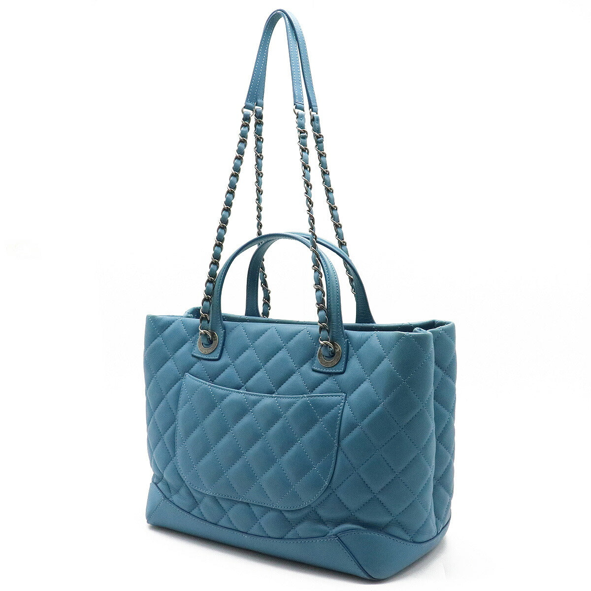 Chanel Matelasse Coco Mark Leather Tote Bag