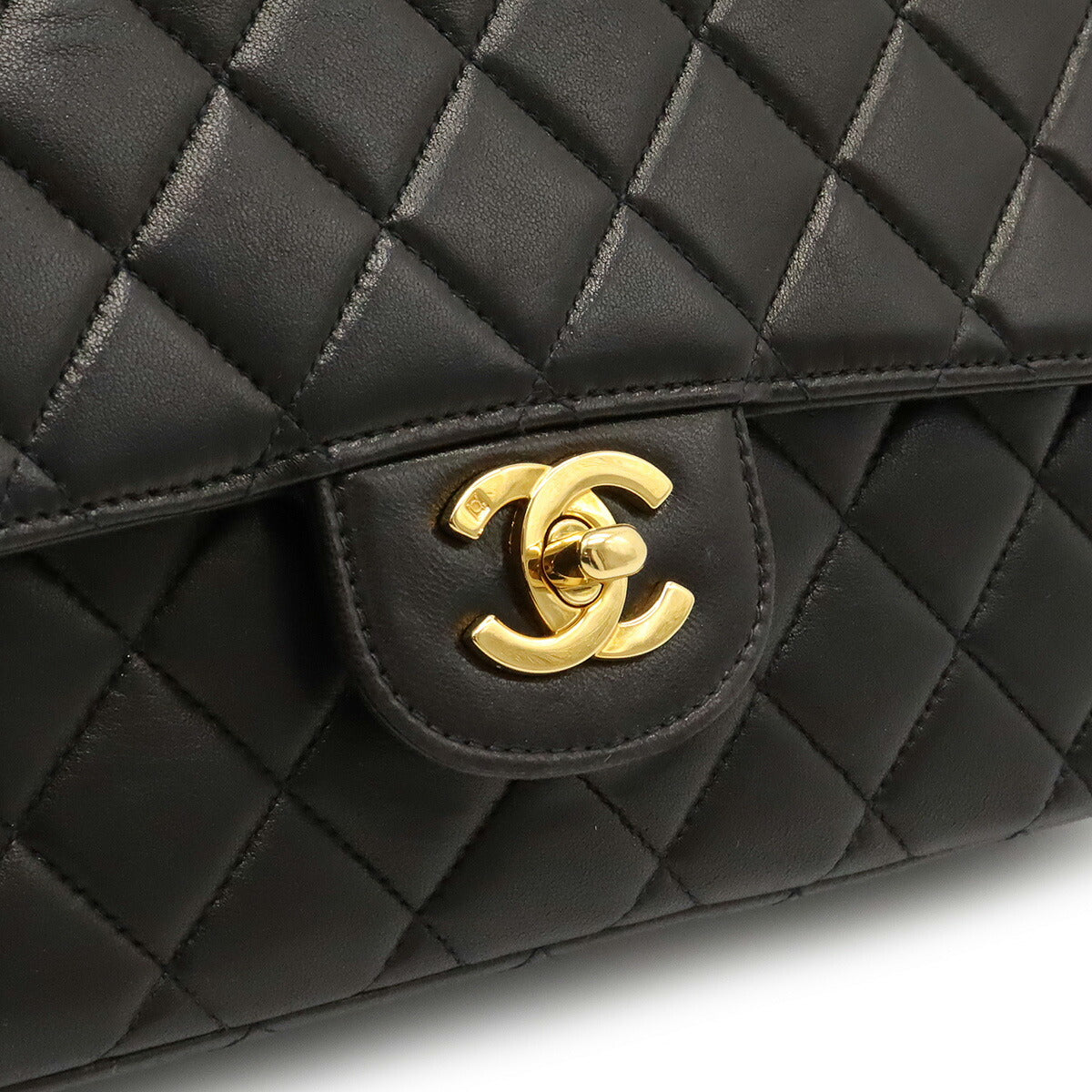 Chanel Leather Matelasse Handbag Black