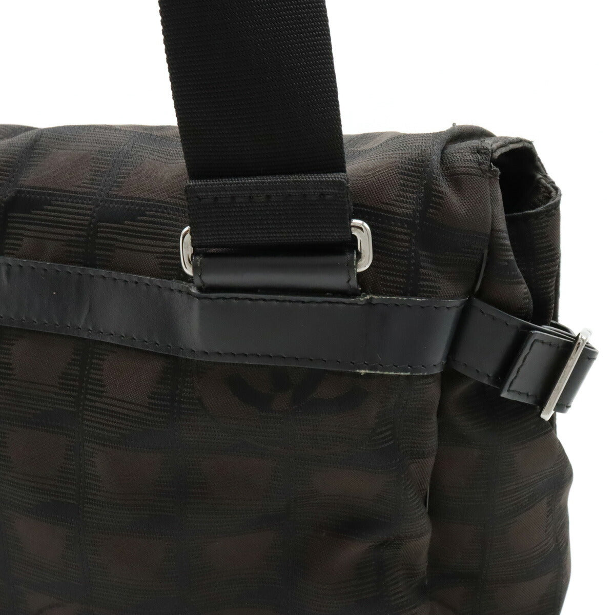Chanel Nylon Jacquard Leather Messenger Bag A29348