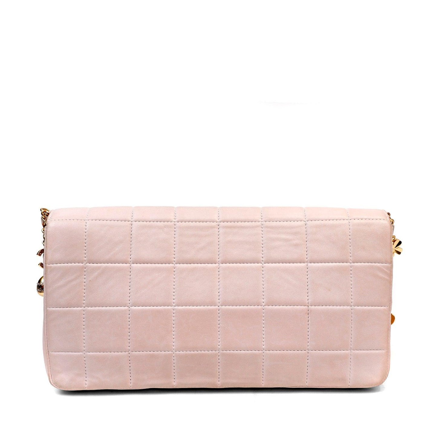 Chanel Blush Lambskin Lucky Charms Chain Flap Bag