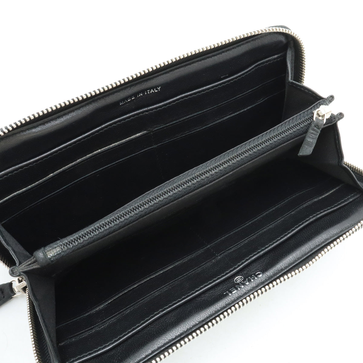 Chanel Leather Diamond Stitch Long Wallet
