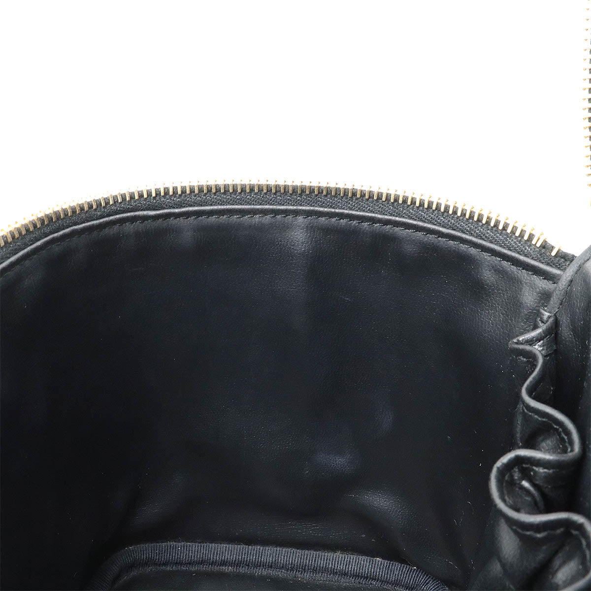 Chanel Caviar Vanity Bag Black Leather