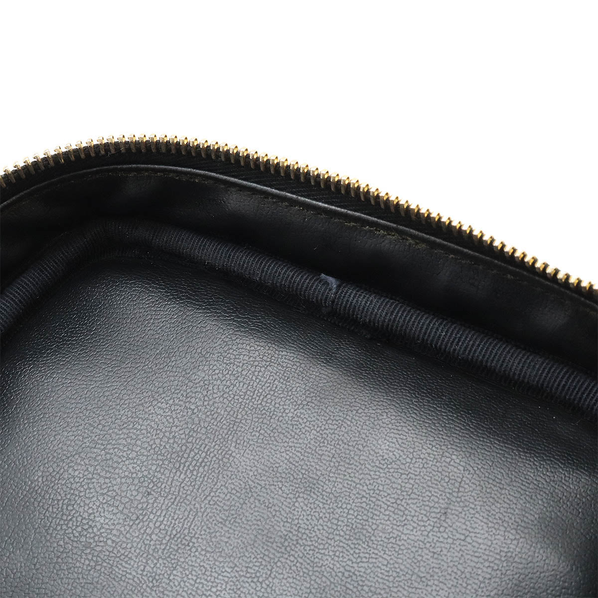 Chanel Caviar Vanity Bag Black Leather