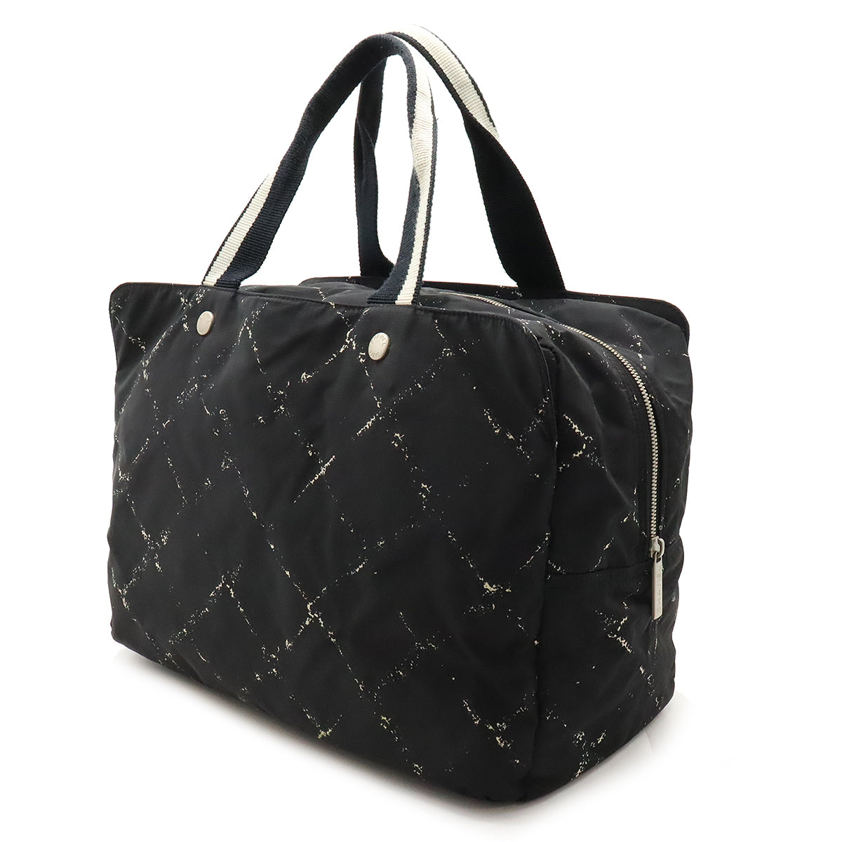 Chanel Nylon Travel Line Boston Bag in New Condition
