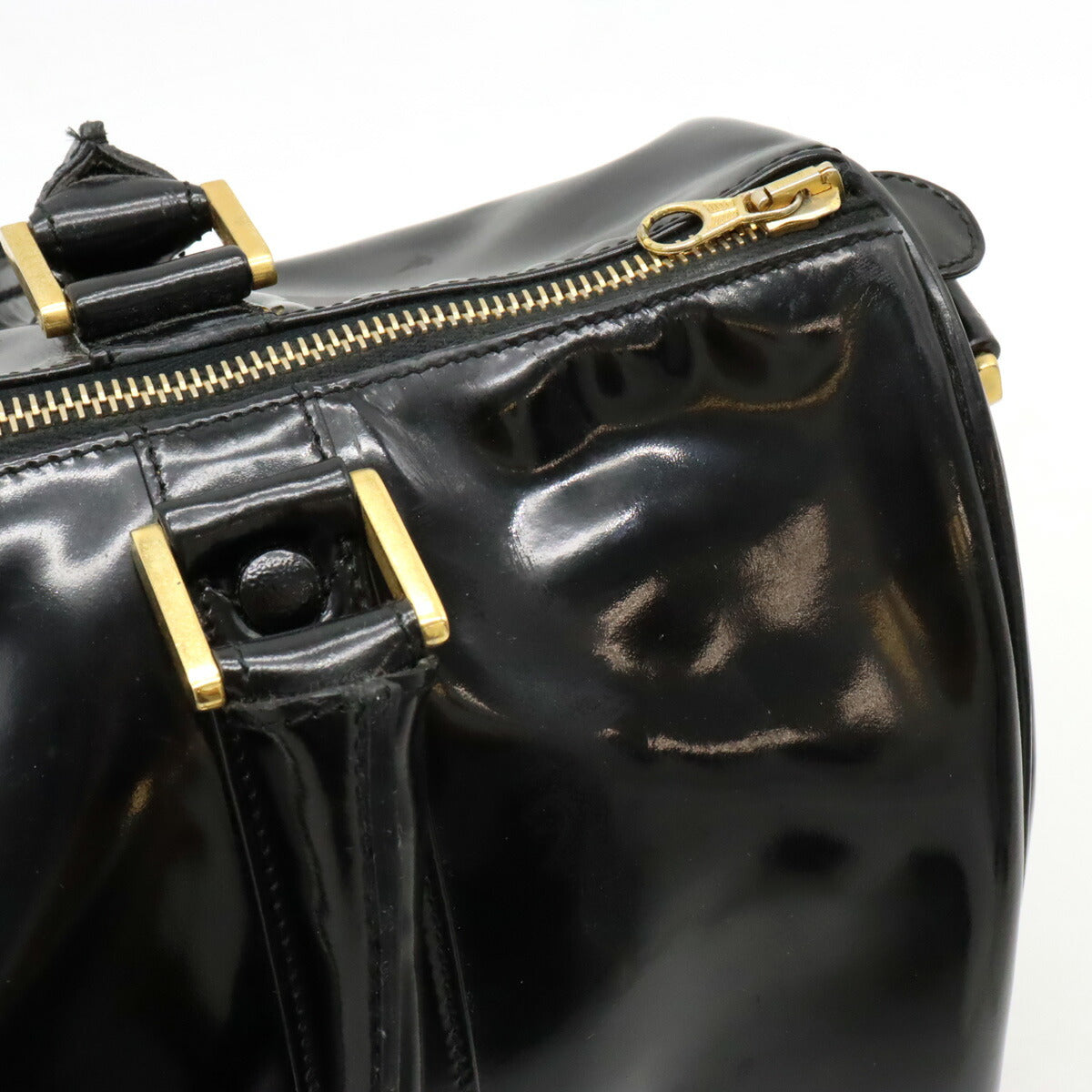 Chanel Coco Mark Patent Leather Handbag
