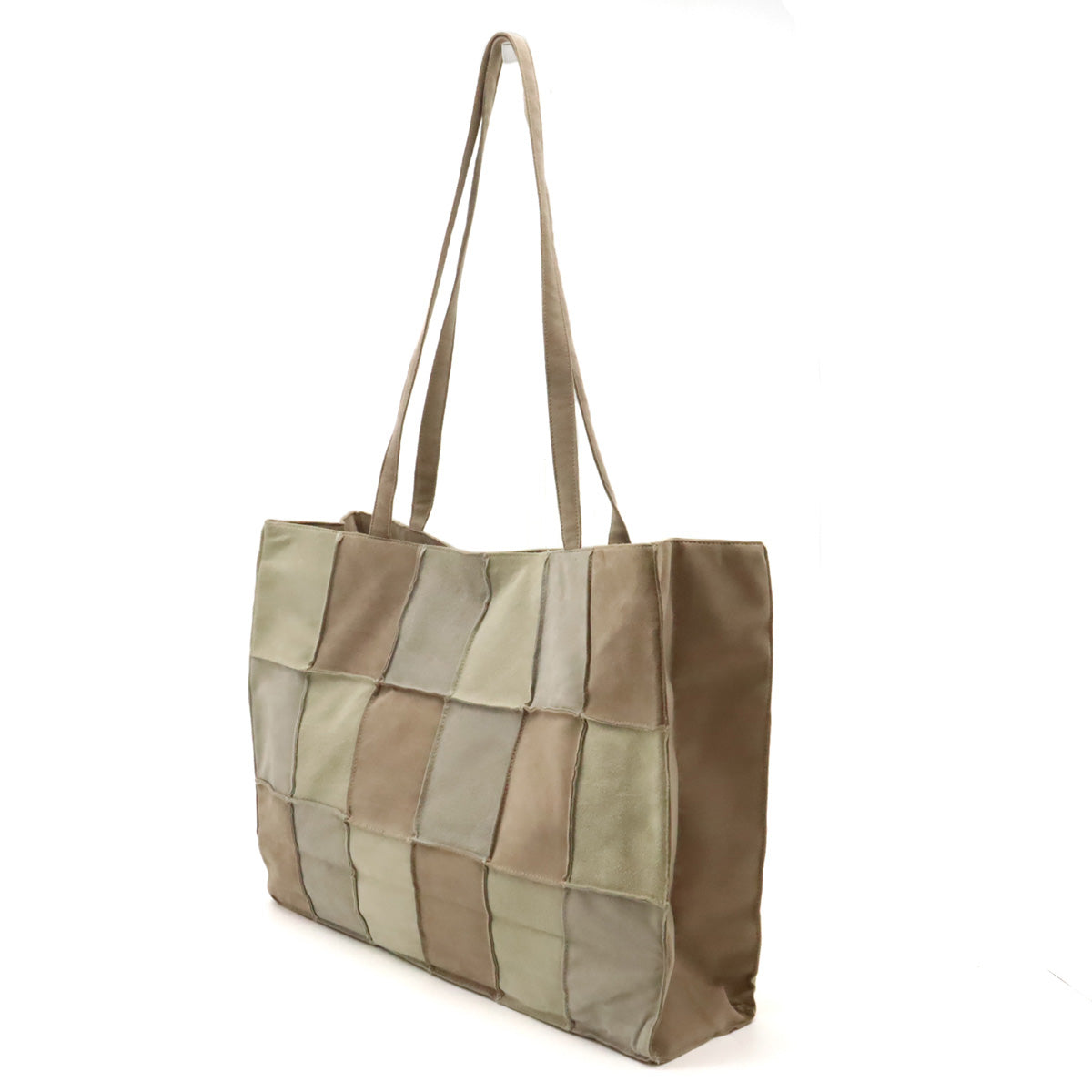 Chanel Suede Patchwork Tote Bag