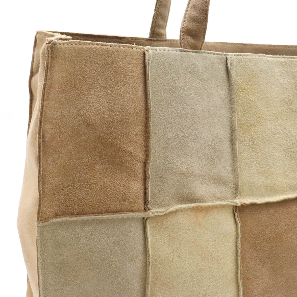 Chanel Suede Patchwork Tote Bag