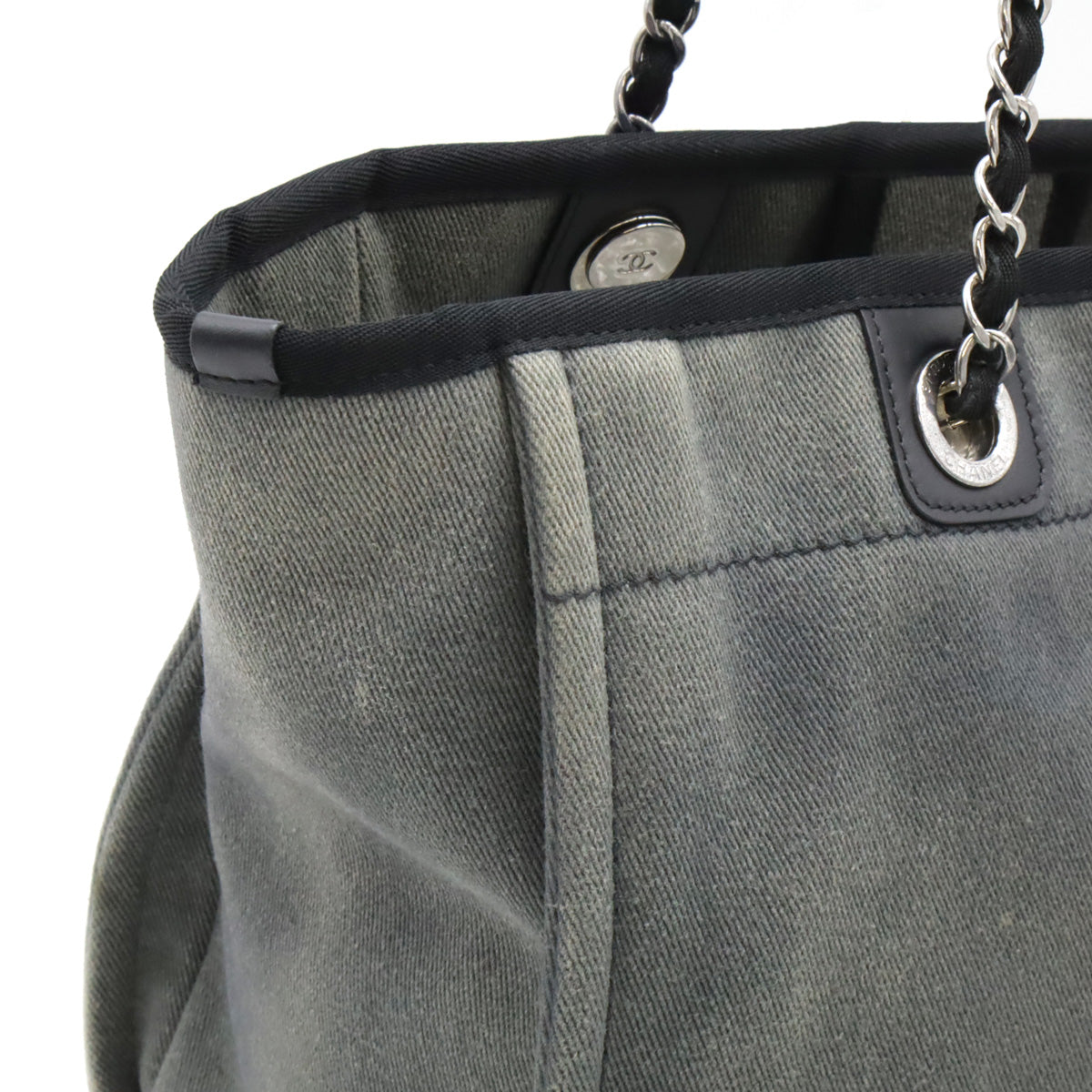 Chanel Canvas Sequin Medium Tote Bag A67001