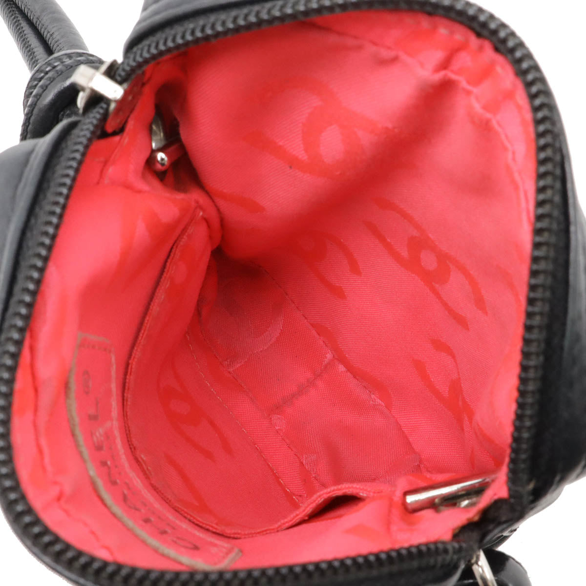 Chanel Cambon Line Coco Mark Shoulder Bag Black