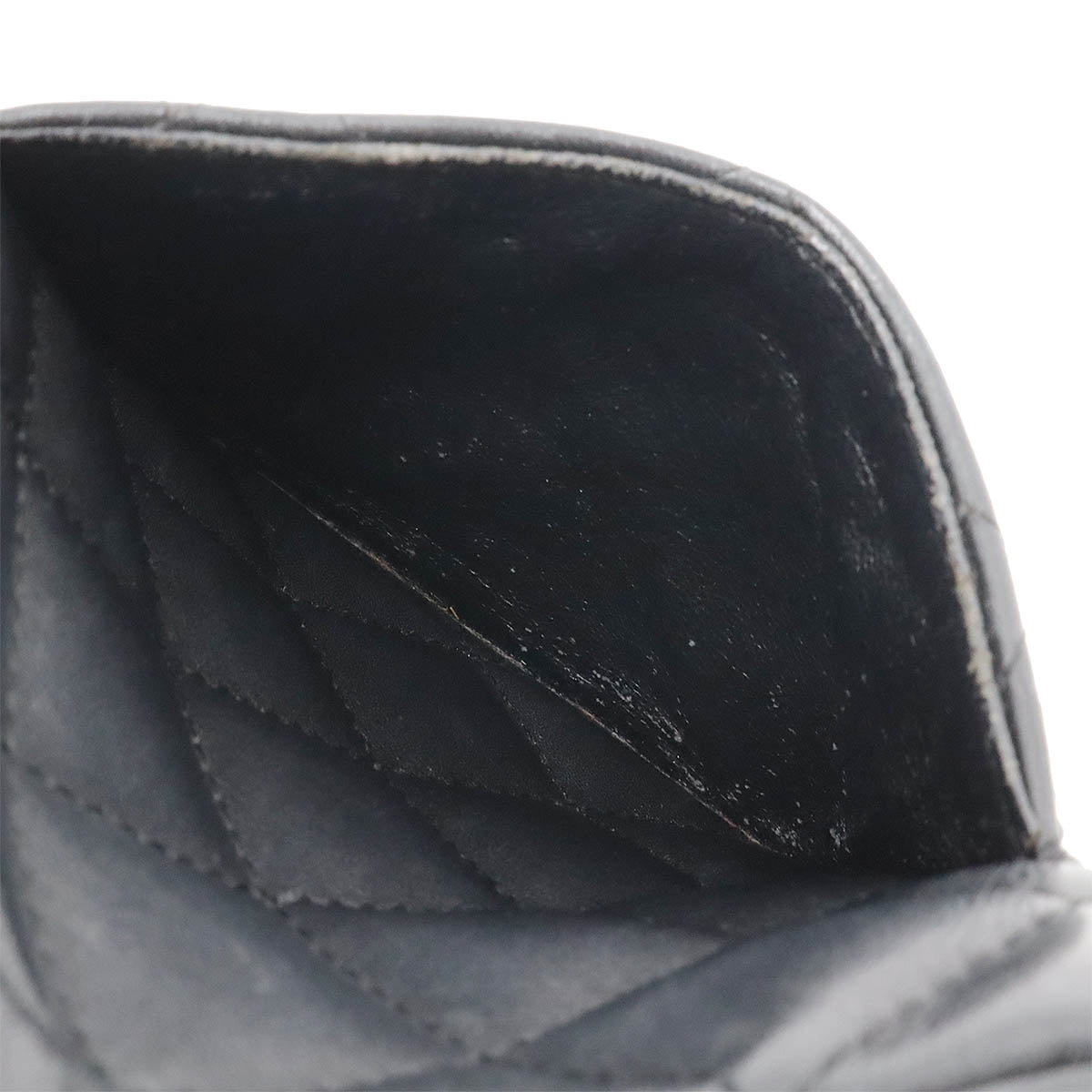 Chanel Cambon Line Coco Mark Shoulder Bag Black