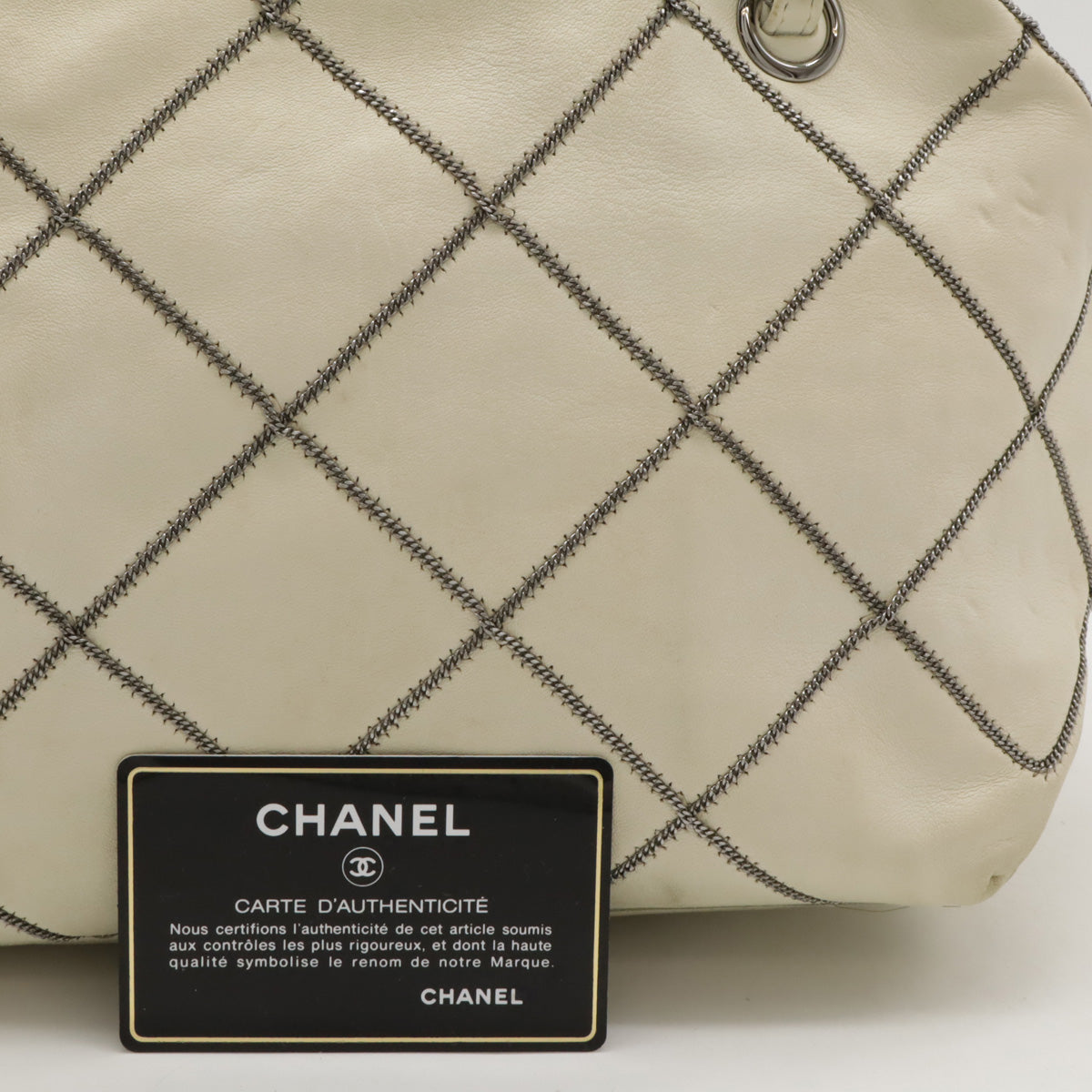 Chanel Leather Coco Mark Tote Bag