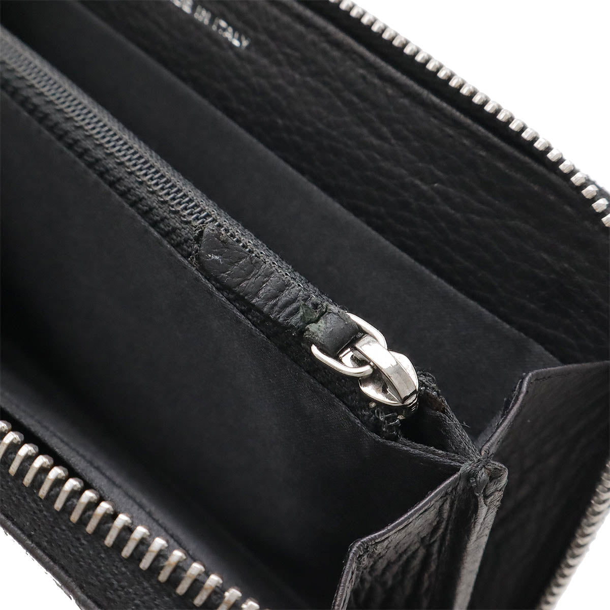 Chanel Leather Luxury Line Coco Mark Zip-Around Long Wallet