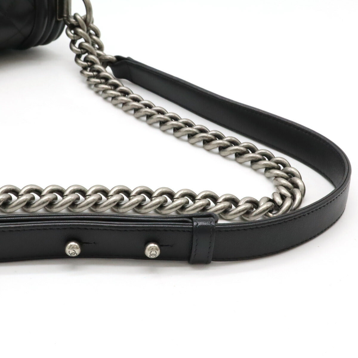 Chanel Boy Matelasse Leather Shoulder Bag