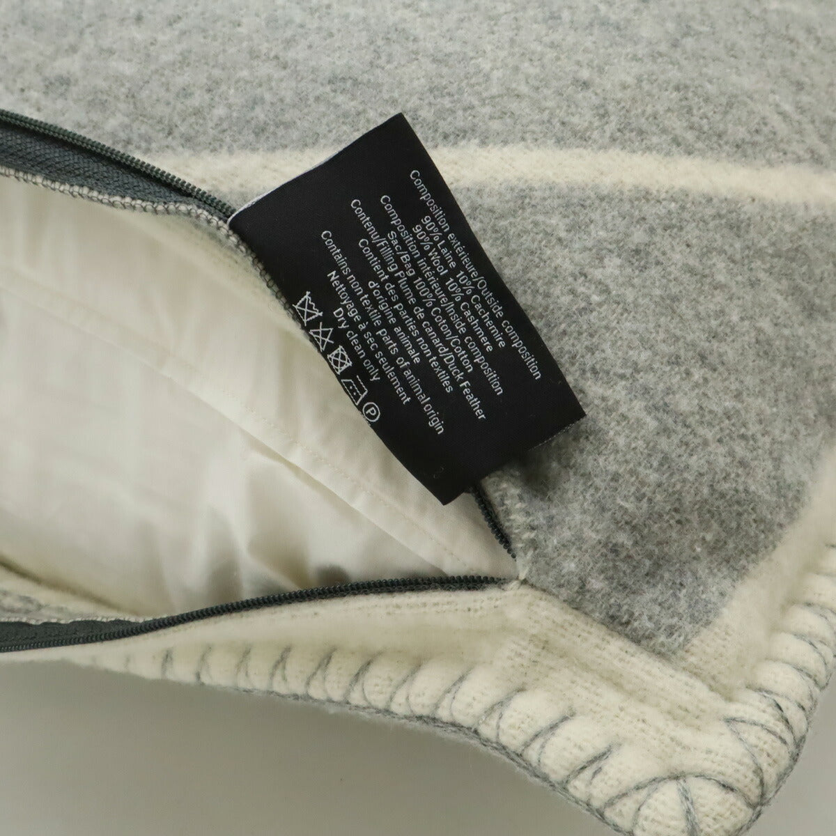 Chanel CC Logo Wool Cashmere Cushion