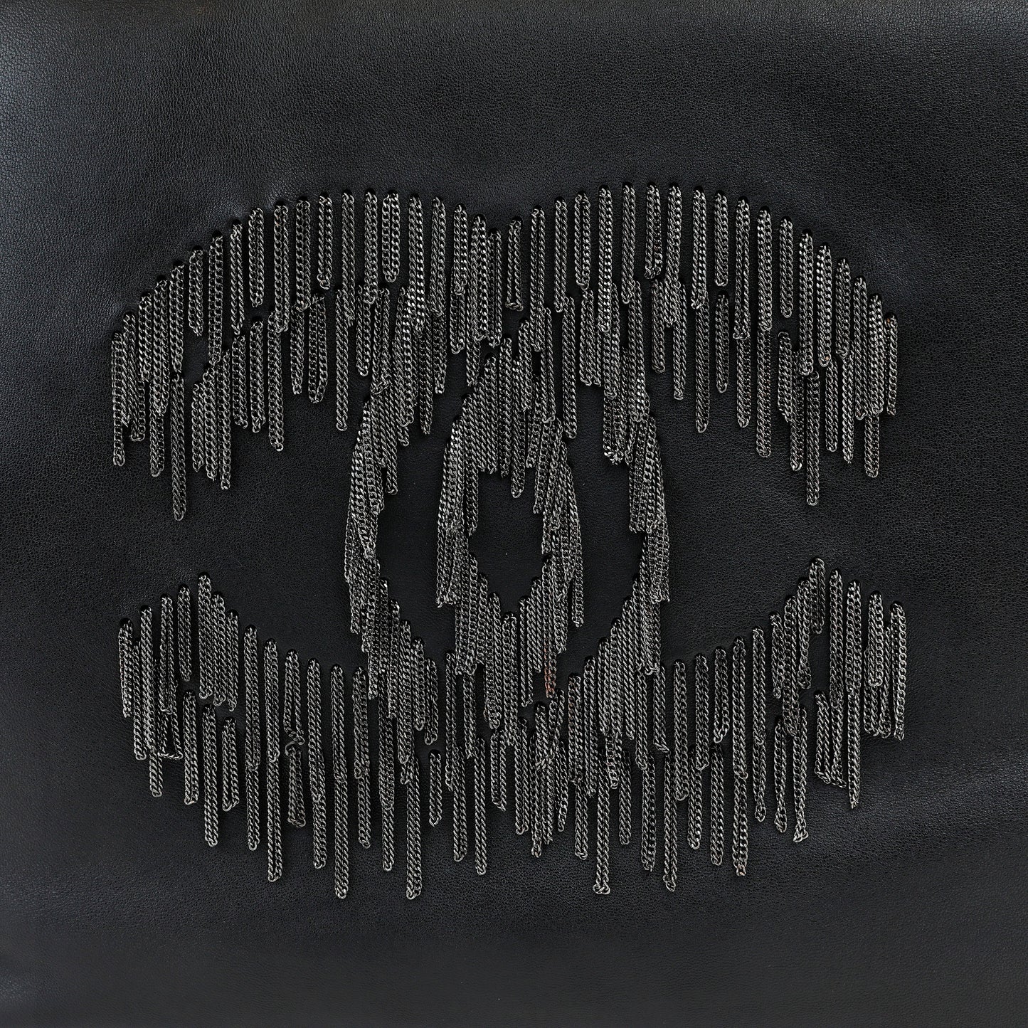 Chanel Black Lambskin Grand Cabernet Tote with Dripping Chains