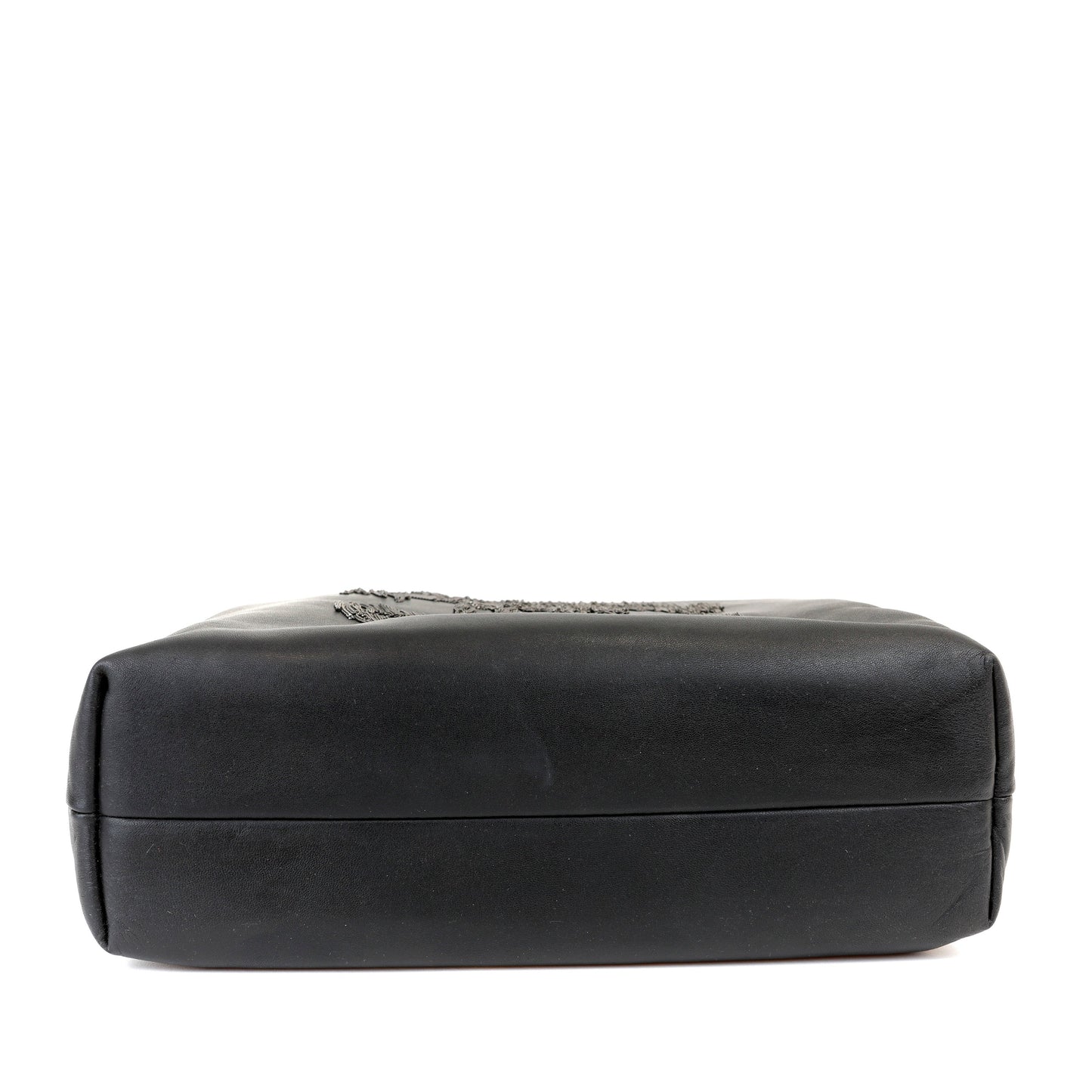 Chanel Black Lambskin Grand Cabernet Tote with Dripping Chains
