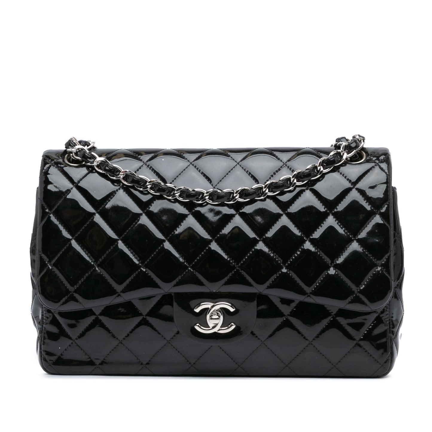 Chanel Sac Jumbo Classic Patent Double Flap