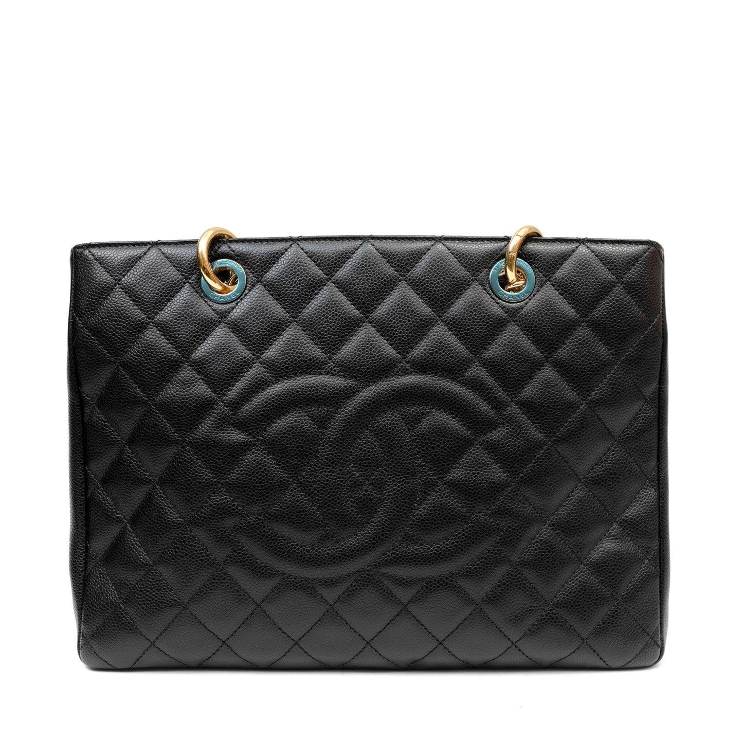 Chanel Black Caviar Grand Shopping Tote GST