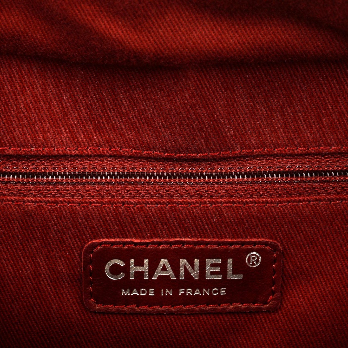 Chanel Metallic Bronze Distressed Lambskin Cambon Camera Bag Paris/NY
