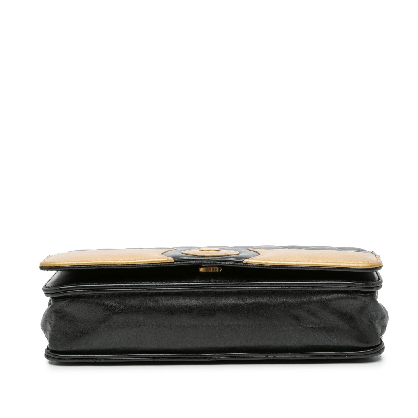 Chanel Sac CC Bicolor Quilted Lambskin Wallet On Chain