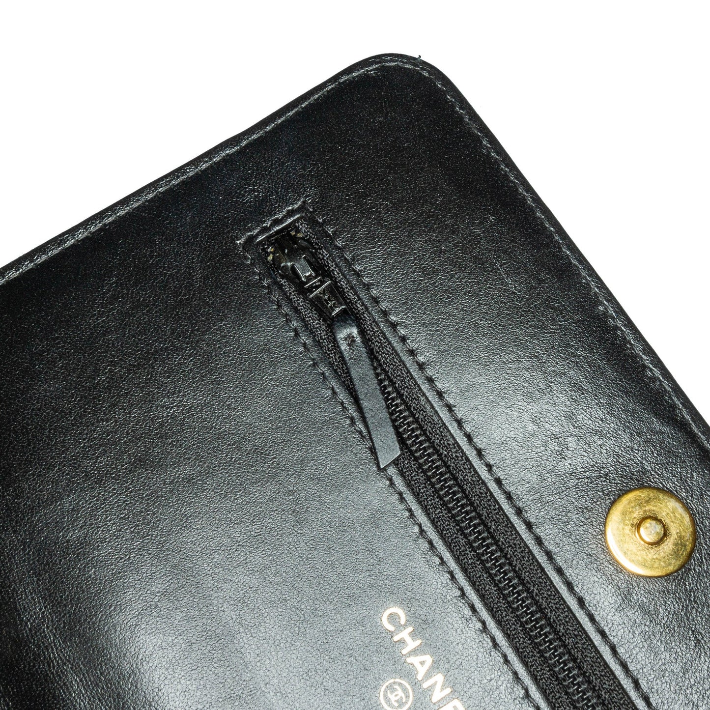 Chanel Sac CC Bicolor Quilted Lambskin Wallet On Chain