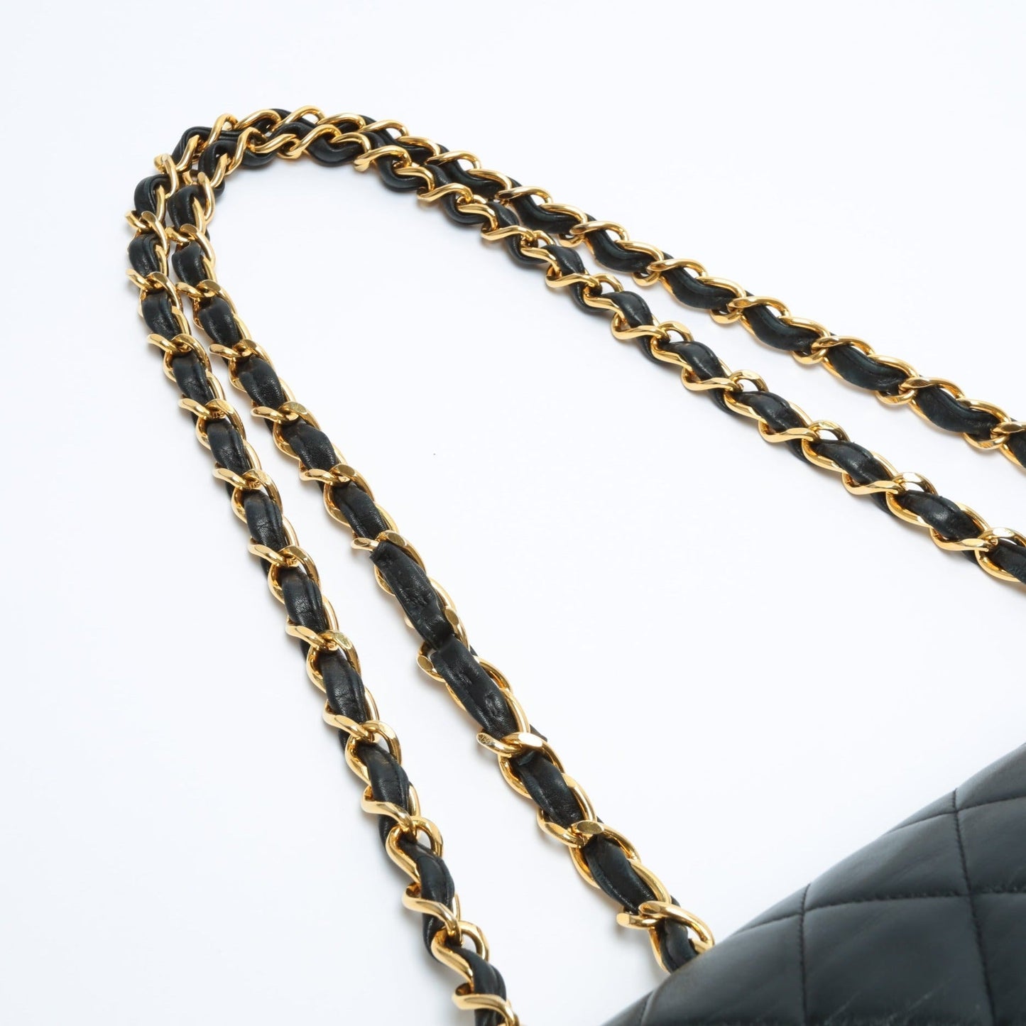 CHANEL Vintage Classic Jumbo XL Single Flap - Black Lambskin w/Gold