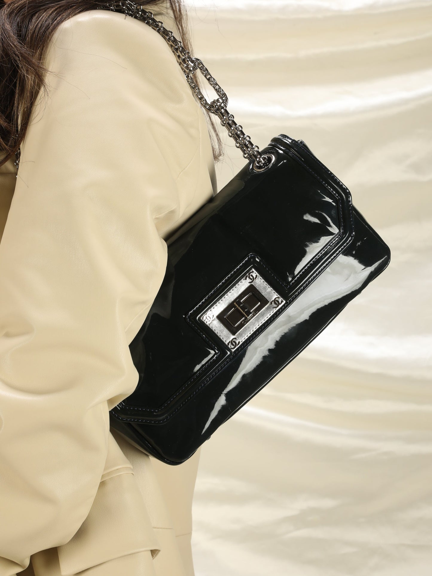 Chanel Patent Chain Bag