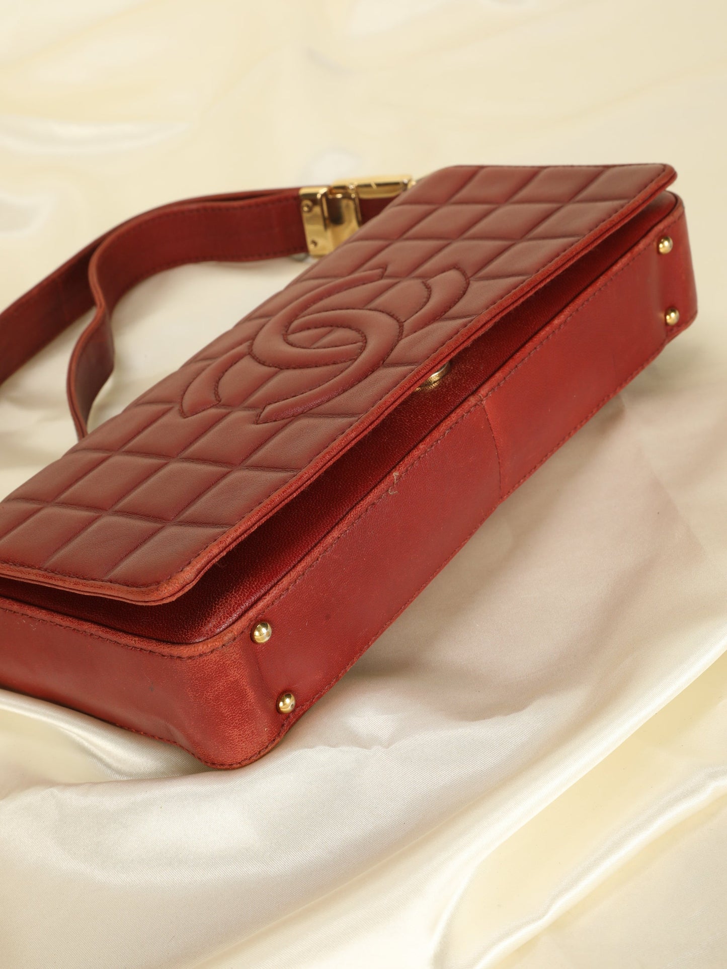Chanel Burgundy Chocolate Bar