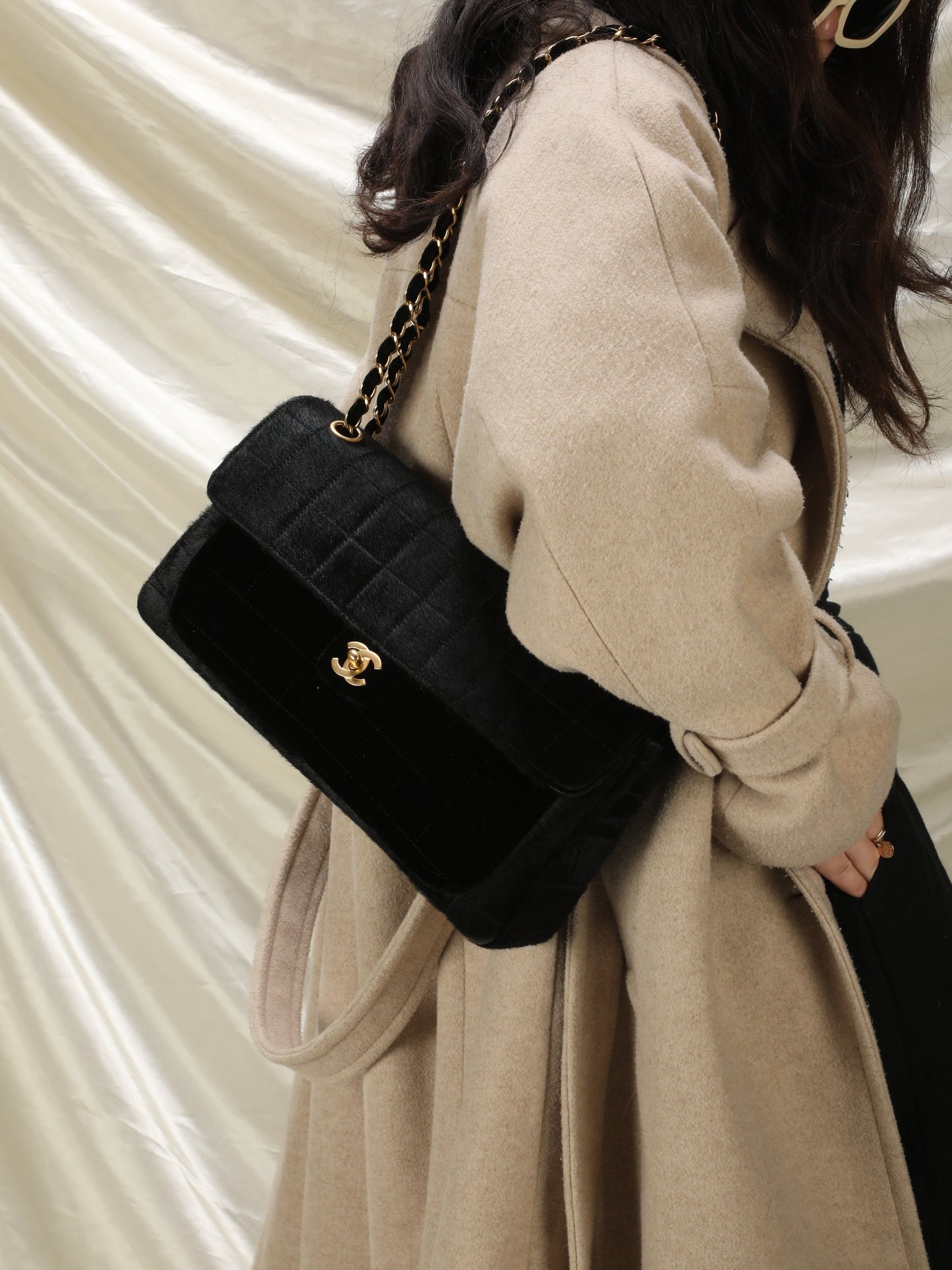 Chanel Pony Hair Half Flap