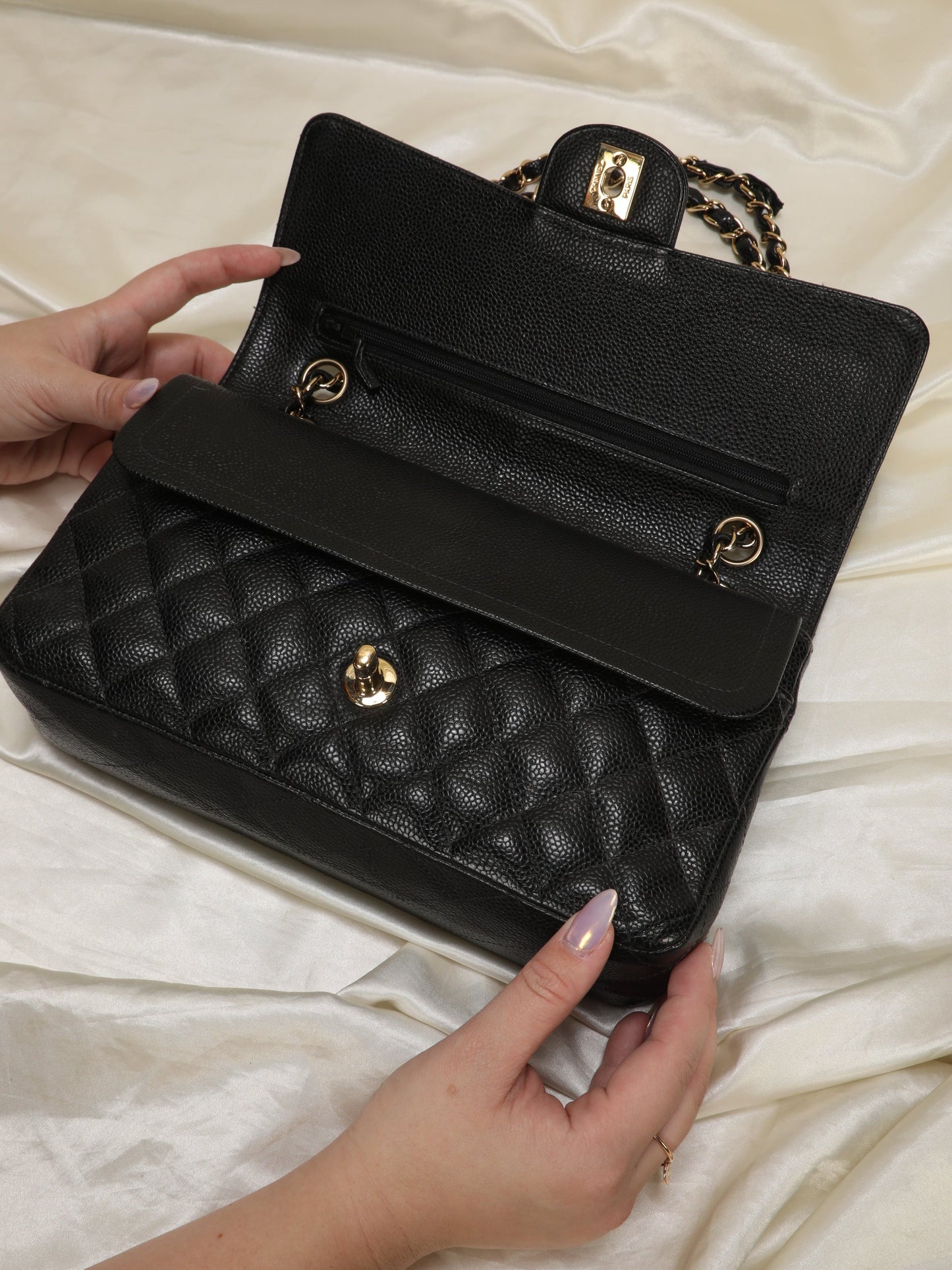 Chanel Caviar Medium Double Flap