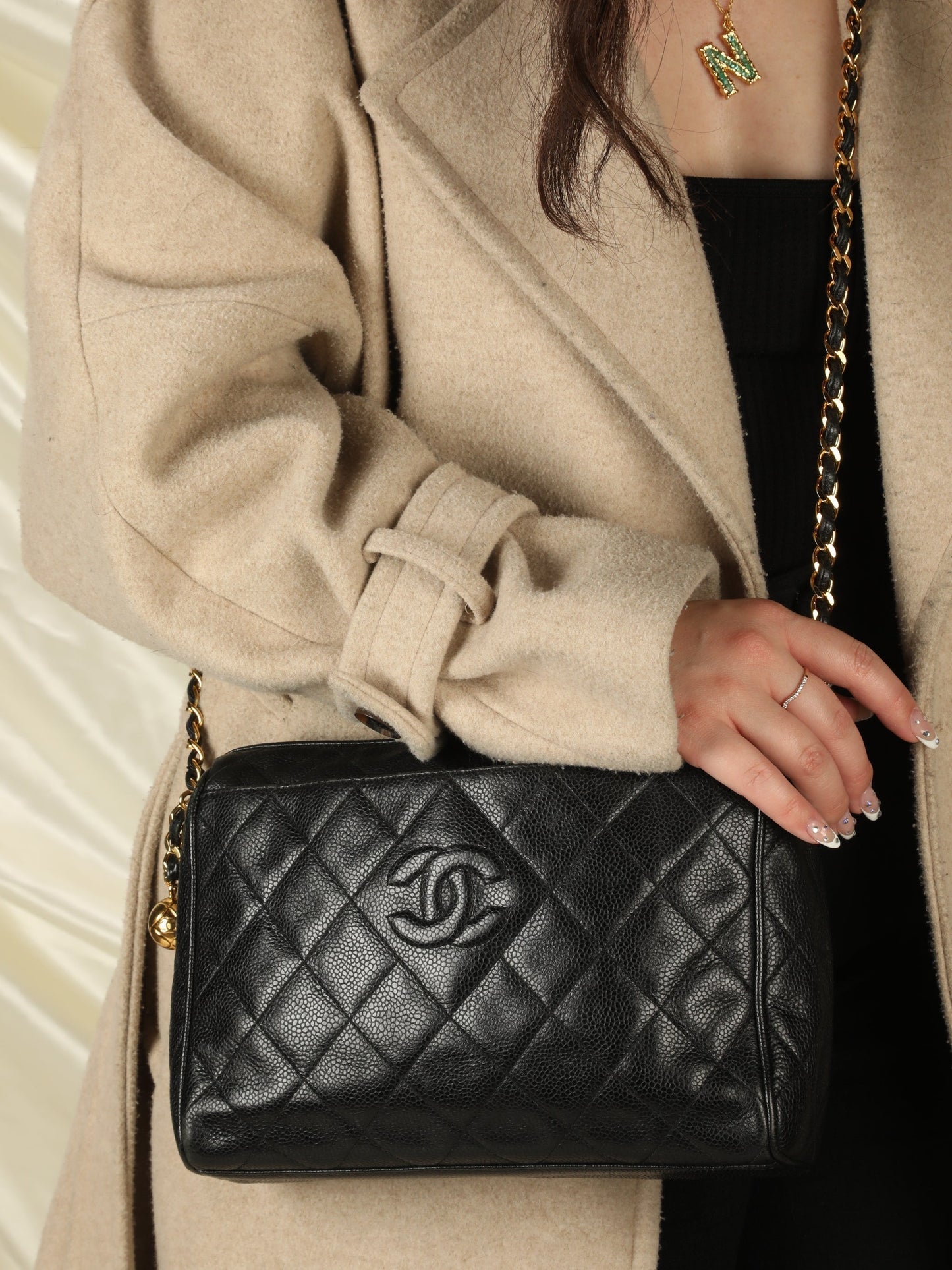Chanel Timeless Caviar Camera Bag