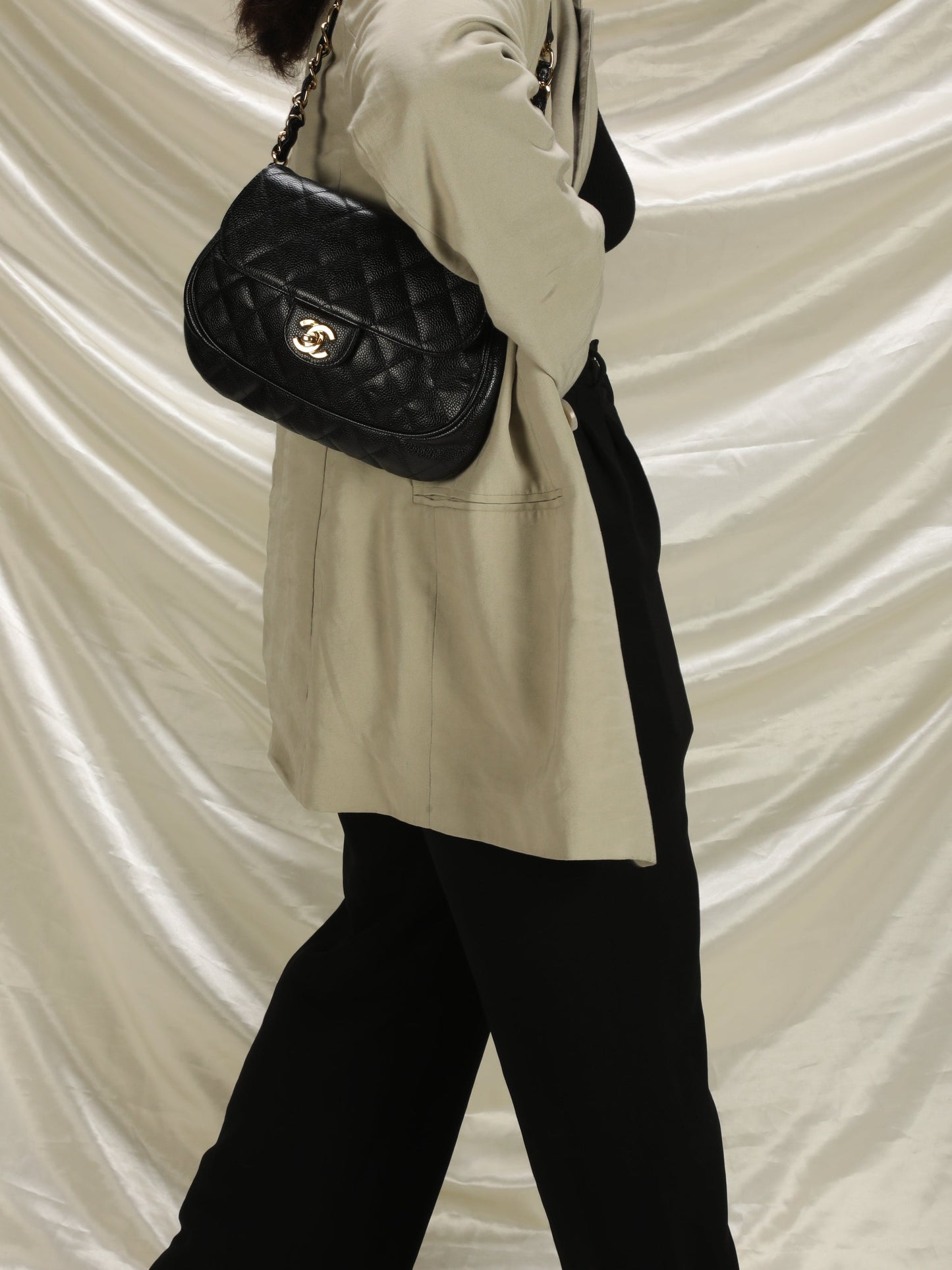 Extremely Rare Chanel Caviar Shoulder Bag