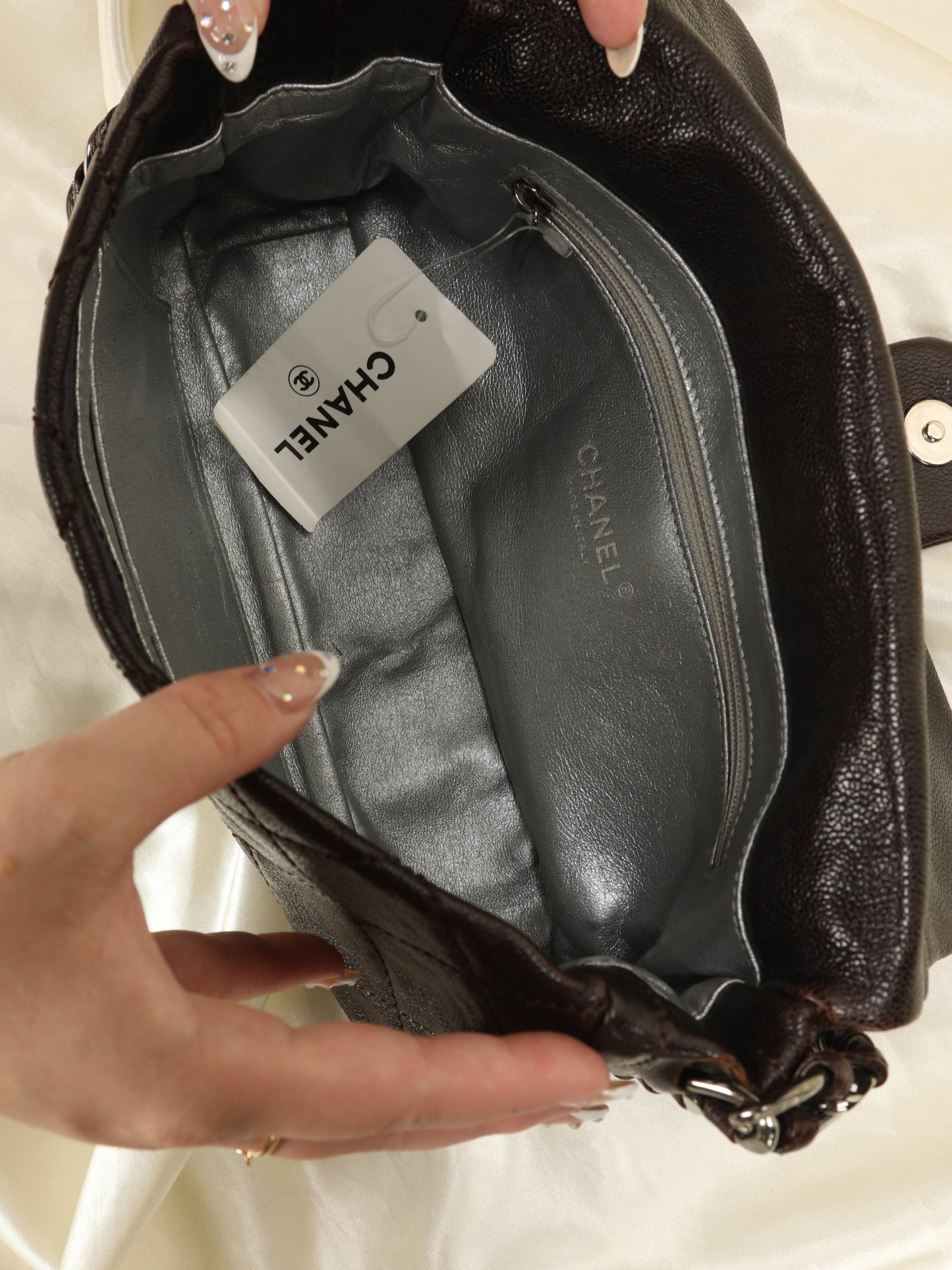 Chanel Caviar Chain Flap Bag