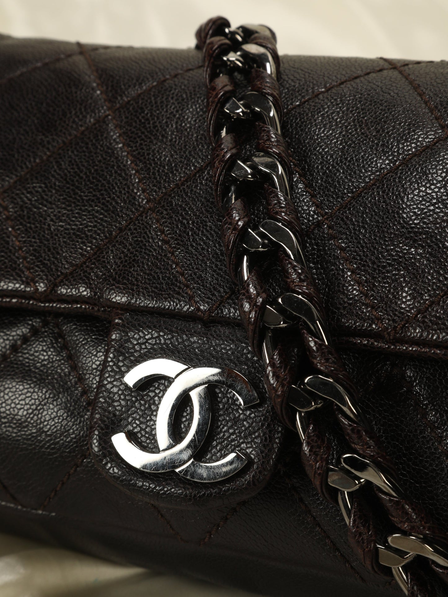 Chanel Caviar Chain Flap Bag