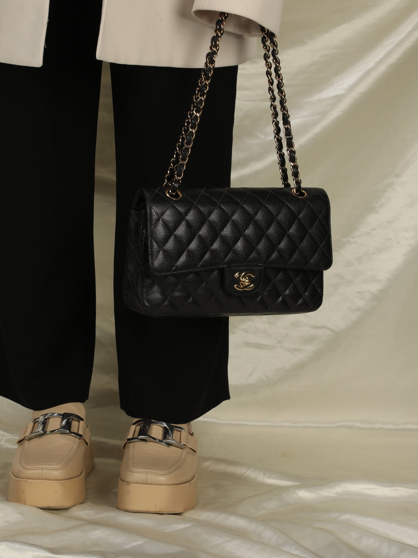 Chanel Caviar Medium Double Flap