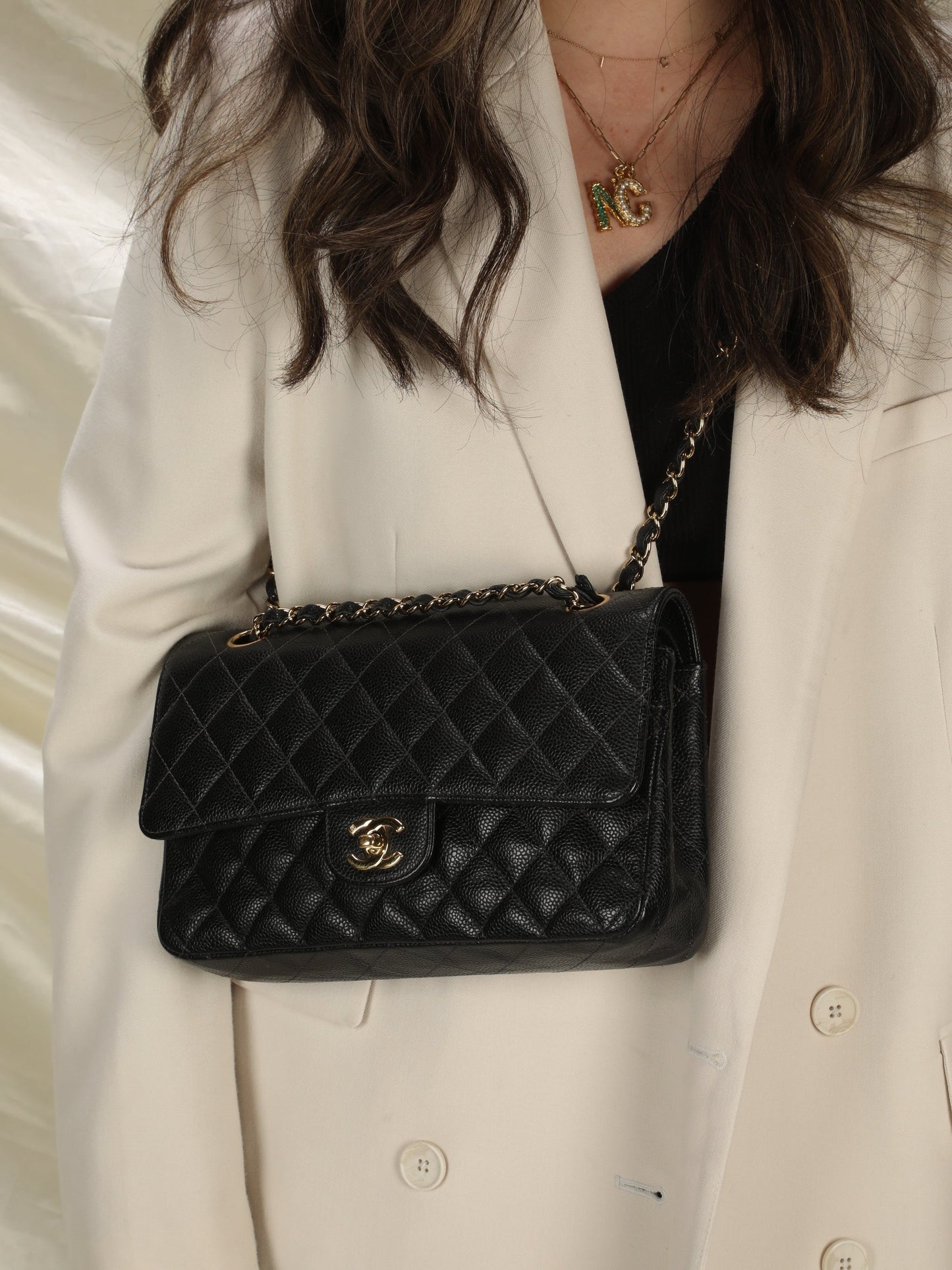 Chanel Caviar Medium Double Flap