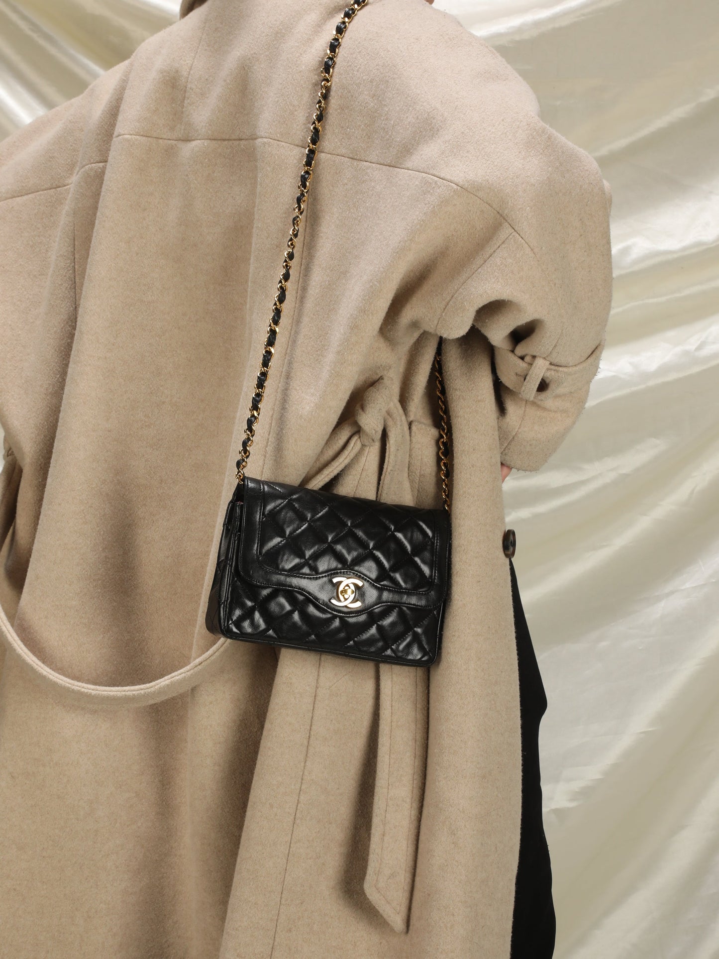 Chanel Two-Tone Quilted Mini Flap Bag